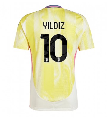 Juventus Kenan Yildiz #10 Bortatröja 2024-25 Kortärmad